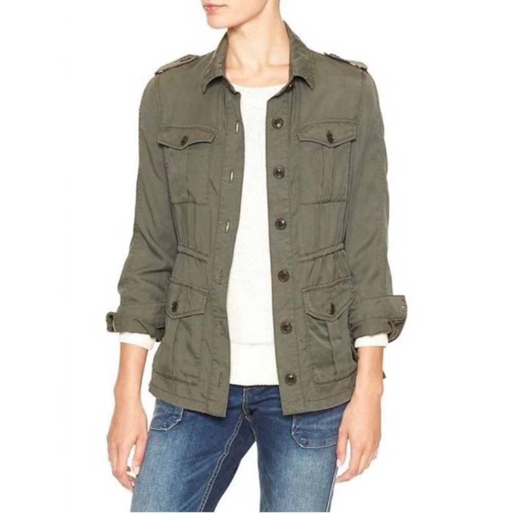 Utility Cargo Windbreaker Jacket